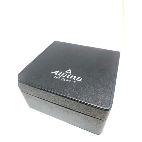 Alpina Watch Box Presentation Black Cardboard Case Display Empty - Picture 3 of 9